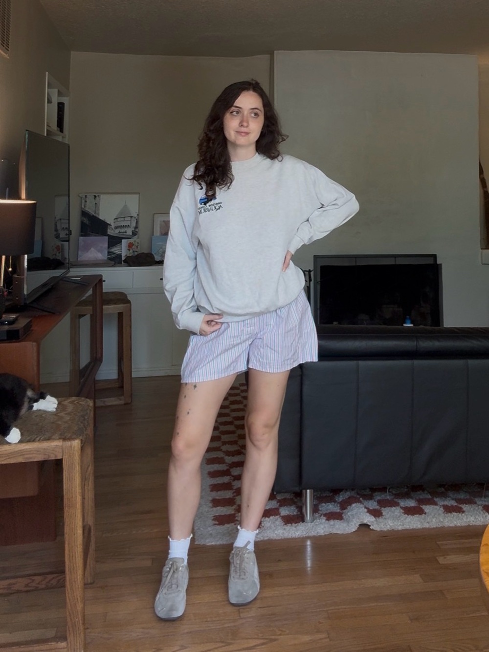 J Crew Pink and Blue Striped Boxer Shorts
